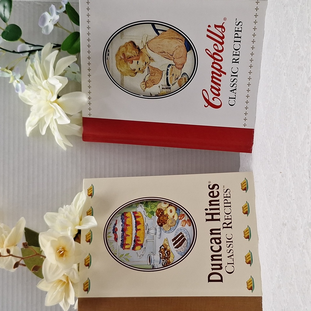 #ACV Duncan Hines, and Campbell's,Classic Recipes  Hard Cover CookBook Set.